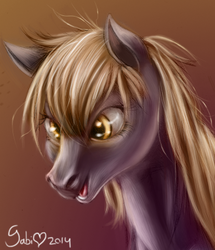 Size: 377x439 | Tagged: safe, artist:derp-my-life, derpy hooves, pegasus, pony, g4, cross-eyed, cute, derpabetes, female, hoers, mare, messy mane, open mouth, portrait, smiling, solo