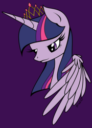 Size: 613x853 | Tagged: safe, artist:ariah101, twilight sparkle, alicorn, pony, g4, female, mare, solo, twilight sparkle (alicorn)