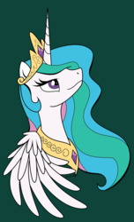 Size: 940x1542 | Tagged: safe, artist:ariah101, princess celestia, g4, female, solo