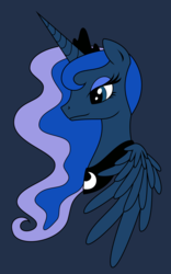 Size: 868x1389 | Tagged: safe, artist:ariah101, princess luna, g4, female, solo