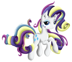 Size: 3334x2864 | Tagged: safe, artist:zoevulpez, rarity, g4, female, high res, rainbow power, solo