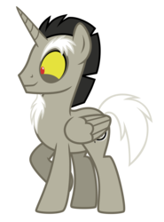 Size: 2845x3847 | Tagged: safe, artist:estories, discord, alicorn, pony, g4, high res, male, ponified, pony discord, simple background, solo, transparent background, vector