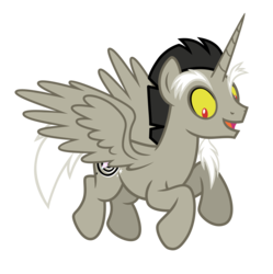 Size: 3181x3195 | Tagged: safe, artist:estories, discord, alicorn, pony, g4, high res, male, ponified, pony discord, simple background, solo, transparent background, vector