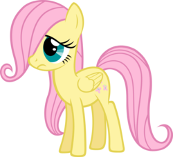 Size: 1207x1095 | Tagged: safe, artist:zacatron94, fluttershy, g4, female, filly, filly fluttershy, simple background, solo, transparent background, vector, younger