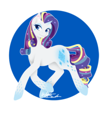 Size: 519x600 | Tagged: safe, artist:fuyusfox, rarity, pony, unicorn, g4, female, gradient hooves, multicolored hair, rainbow hair, rainbow power, rainbow power-ified, rainbow tail, simple background, smiling, solo, trotting