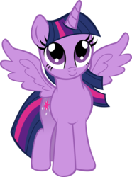 Size: 4455x6000 | Tagged: safe, artist:theshadowstone, twilight sparkle, alicorn, pony, g4, absurd resolution, female, mare, simple background, solo, spread wings, transparent background, twilight sparkle (alicorn), wings