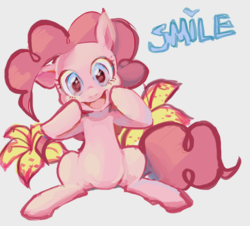 Size: 600x542 | Tagged: safe, artist:nennanennanenna, pinkie pie, g4, female, smiling, solo