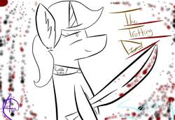 Size: 960x662 | Tagged: safe, oc, oc only, oc:serenity pony, solo, the trotting dead