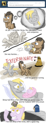 Size: 1008x2693 | Tagged: safe, derpy hooves, dinky hooves, doctor whooves, time turner, pegasus, pony, g4, ask, askdrwhooves, comic, crossover, dalek, female, mare, tardis, tumblr