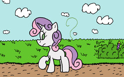 Size: 923x577 | Tagged: safe, artist:nobody-hares, sweetie belle, g4, female, solo