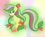 Size: 1673x1366 | Tagged: safe, artist:terton, apple fritter, earth pony, pony, g4, apple family member, female, mare, rainbow power, rainbow power-ified, solo