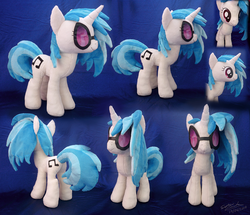 Size: 2432x2095 | Tagged: safe, artist:sophiesplushies, dj pon-3, vinyl scratch, g4, high res, irl, photo, plushie, solo