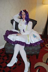 Size: 642x960 | Tagged: safe, artist:frozen-rose-cosplay, rarity, human, g4, cosplay, irl, irl human, photo, solo