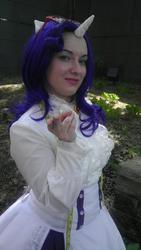 Size: 540x960 | Tagged: safe, artist:frozen-rose-cosplay, rarity, human, g4, cosplay, irl, irl human, photo, solo