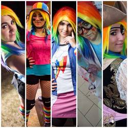 Size: 960x960 | Tagged: safe, artist:magyktrix, rainbow dash, human, g4, clothes, cosplay, equestria girls outfit, irl, irl human, photo, pirate dash