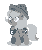 Size: 336x392 | Tagged: safe, artist:mrponiator, princess luna, alicorn, pony, moonstuck, g4, animated, cartographer's cap, cute, female, filly, grayscale, hat, lunabetes, monochrome, pixel art, simple background, solo, transparent background, weapons-grade cute, woona