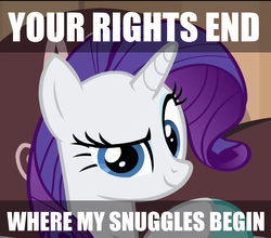 Size: 1228x1080 | Tagged: safe, edit, edited edit, edited screencap, screencap, rarity, g4, dreamworks face, female, image macro, imma snuggle you, looking at you, meme, mouthpiece, parody, raised eyebrow, smiling, social justice, solo