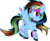 Size: 3653x3000 | Tagged: dead source, safe, artist:theshadowstone, rainbow dash, pegasus, pony, g4, alternate hairstyle, choker, eyeshadow, female, goth, gothic, high res, mare, ponymania, simple background, smiling, solo, tattoo, transparent background