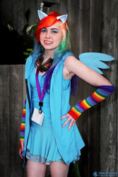Size: 2000x3000 | Tagged: safe, rainbow dash, human, g4, cosplay, high res, irl, irl human, photo, solo