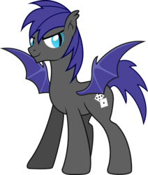 Size: 3211x3786 | Tagged: source needed, useless source url, safe, oc, oc only, oc:au hasard, bat pony, pony, high res, male, simple background, solo, stallion, transparent background, vector