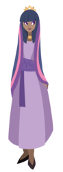 Size: 474x1293 | Tagged: safe, artist:looji, twilight sparkle, human, g4, dark skin, female, humanized, solo, twilight sparkle (alicorn)