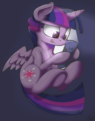 Size: 706x900 | Tagged: safe, artist:mistydash, twilight sparkle, alicorn, pony, g4, female, kindle, mare, solo, twilight sparkle (alicorn), underhoof