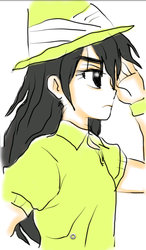 Size: 600x1024 | Tagged: safe, artist:asdf314159265, daring do, human, g4, female, humanized, sketchy, solo