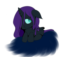 Size: 820x723 | Tagged: safe, artist:skullbow09, oc, oc only, oc:nyx, alicorn, pony, fanfic:creeping darkness, alicorn oc, solo