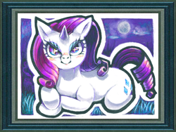 Size: 640x480 | Tagged: safe, artist:usappy-barkhaward, rarity, pony, unicorn, g4, 3ds, female, solo