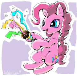 Size: 499x491 | Tagged: safe, artist:usappy-barkhaward, pinkie pie, earth pony, pony, g4, female, solo