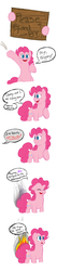 Size: 1500x7050 | Tagged: safe, artist:allhailweegee, pinkie pie, g4, comic, crossover, dan, dan vs, fire, technical difficulties