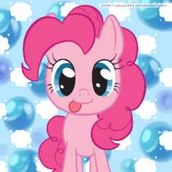 Size: 500x500 | Tagged: safe, artist:smilesfps, pinkie pie, g4, animated, female, solo