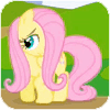 Size: 100x100 | Tagged: safe, fluttershy, g4, animated, cute, female, hnnng, shyabetes, solo