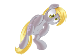 Size: 1600x1200 | Tagged: safe, artist:january3rd, derpy hooves, pegasus, pony, g4, belly button, female, mare, simple background, solo, transparent background