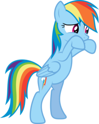 Size: 4775x6000 | Tagged: safe, artist:xpesifeindx, rainbow dash, pegasus, pony, g4, maud pie (episode), .svg available, absurd resolution, bipedal, cute, dashabetes, female, mare, sad, simple background, solo, standing, transparent background, vector