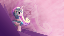 Size: 1920x1080 | Tagged: safe, artist:mithandir730, artist:theshadowstone, princess cadance, alicorn, pony, g4, armor, concave belly, female, helmet, mare, slender, solo, thin, vector, wallpaper, warrior cadance