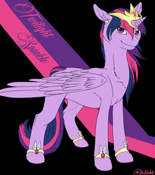 Size: 2500x2830 | Tagged: safe, artist:backlash91, twilight sparkle, alicorn, pony, g4, concave belly, female, high res, mare, solo, twilight sparkle (alicorn)