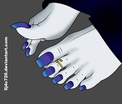 Size: 850x724 | Tagged: safe, artist:goldwing93, rarity, human, g4, feet, female, foot fetish, foot focus, legs, nail polish, pictures of legs, solo, toe ring, toenails, toes