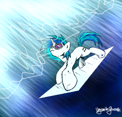 Size: 3008x2881 | Tagged: safe, artist:vegemiteguzzler, dj pon-3, vinyl scratch, g4, female, high res, solo