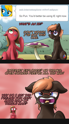 Size: 1000x1800 | Tagged: safe, artist:erockertorres, oc, oc only, oc:internet explorer, ask, browser ponies, comic, internet explorer, tumblr