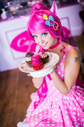 Size: 1867x2800 | Tagged: safe, artist:allycosplay, pinkie pie, human, g4, cosplay, irl, irl human, photo, solo