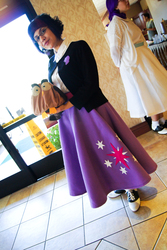 Size: 684x1024 | Tagged: safe, twilight sparkle, human, g4, clothes, cosplay, irl, irl human, long skirt, photo, skirt