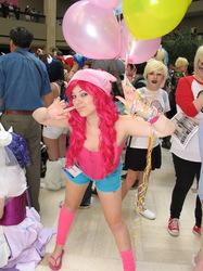 Size: 487x650 | Tagged: safe, pinkie pie, human, g4, cosplay, irl, irl human, photo