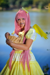 Size: 803x1204 | Tagged: safe, fluttershy, human, g4, cosplay, irl, irl human, photo, solo