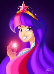 Size: 2400x3300 | Tagged: safe, artist:haylizbeth, twilight sparkle, human, g4, female, high res, humanized, solo, twilight sparkle (alicorn)