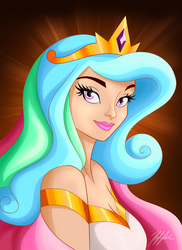 Size: 2400x3300 | Tagged: safe, artist:haylizbeth, princess celestia, human, g4, female, high res, humanized, solo