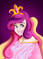 Size: 2400x3300 | Tagged: safe, artist:haylizbeth, princess cadance, human, g4, female, high res, humanized, solo