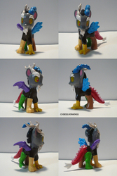 Size: 800x1200 | Tagged: safe, artist:chibisilverwings, discord, g4, brushable, craft, customized toy, irl, sculpture, solo, toy