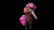 Size: 1366x768 | Tagged: safe, artist:kassgrein, pinkie pie, g4, balloon, balloon animal, black background, female, love & war update, pyro (tf2), simple background, solo, team fortress 2