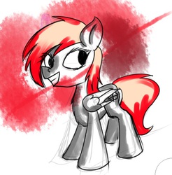 Size: 587x597 | Tagged: safe, artist:irwin, oc, oc only, pegasus, pony, solo